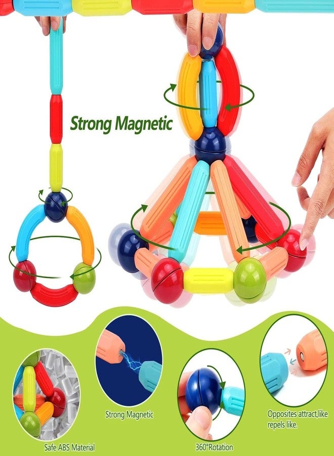 VELOCIOUS® 36 Pcs Magnetic Building Blocks STEM Educational Toy for Kids Montessori Learning Sticks and Balls, Sensory Activities Toys for Toddlers, Gift for Boys and Girls Preschool (36 Pcs) - Image 4